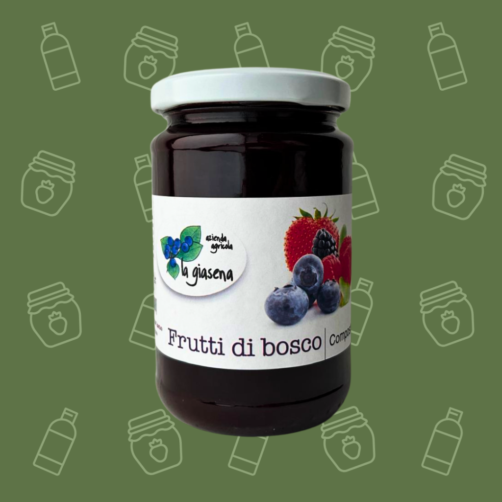 composta frutti di bosco giasena