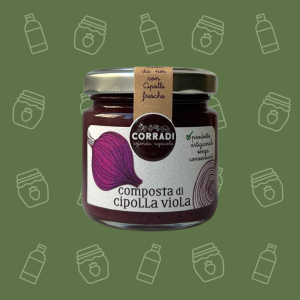 Composta di cipolla viola agricola corradi